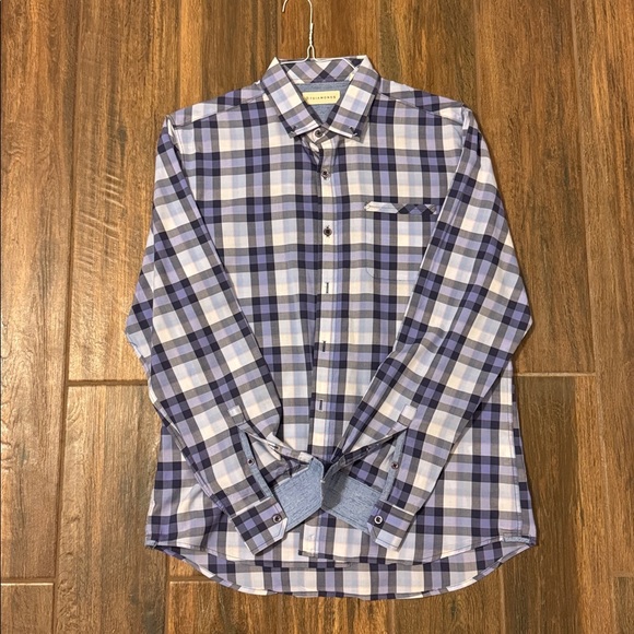 7 Diamonds Multicolor Plaid Shirt - Picture 1 of 5